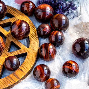 Red Tiger-eye Sphere